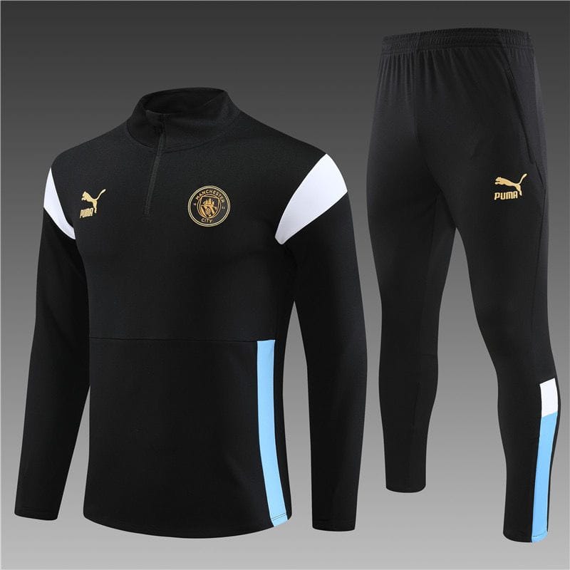 Manchester City Black Training Suit 23 24 Season-S