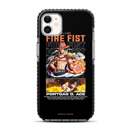 Ace Fire Fist One Piece Anime iPhone 11 Stride Phone Case-Stride