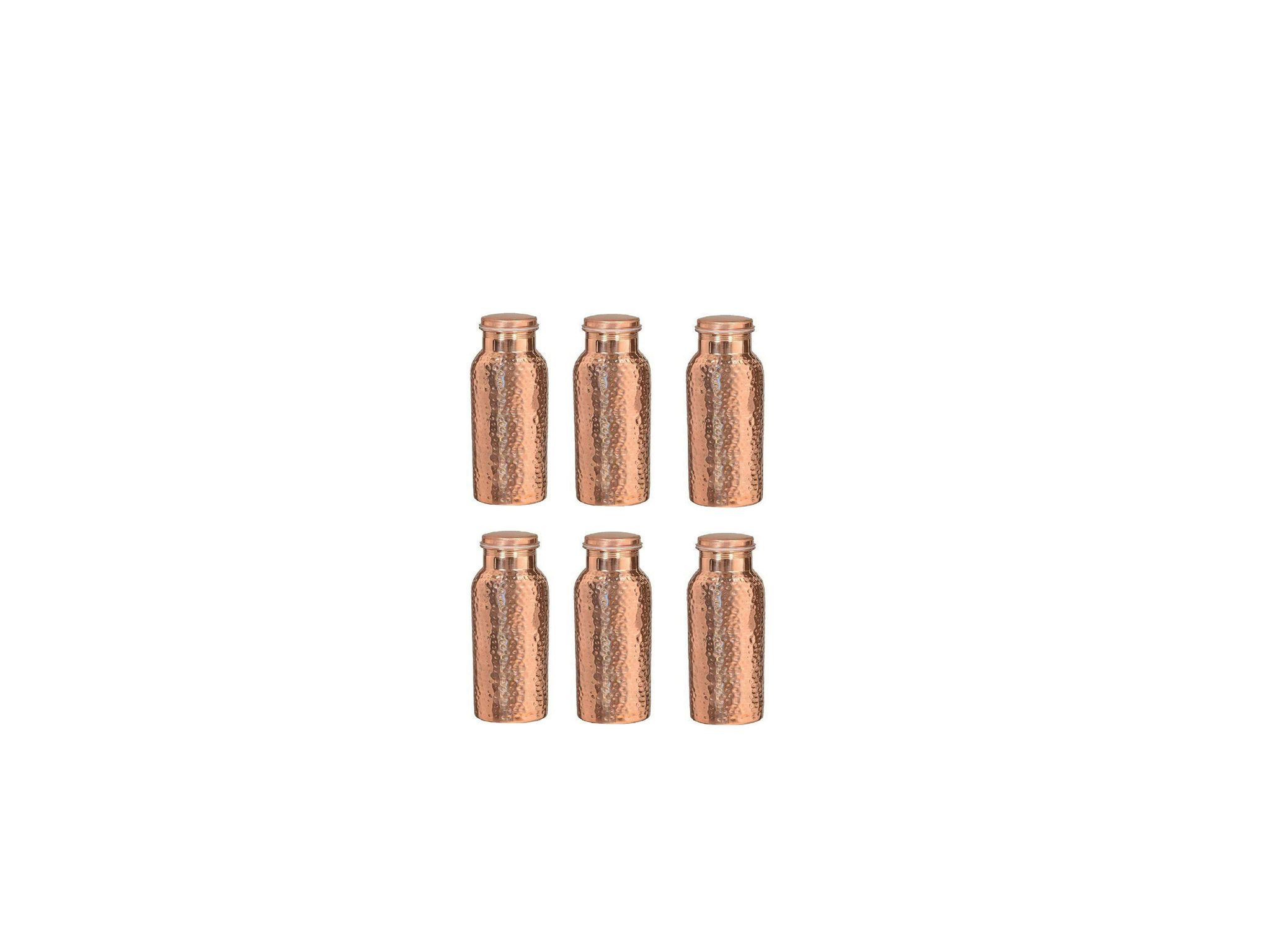 Imago Hammered Copper Bottle 1L (Pack of 6)