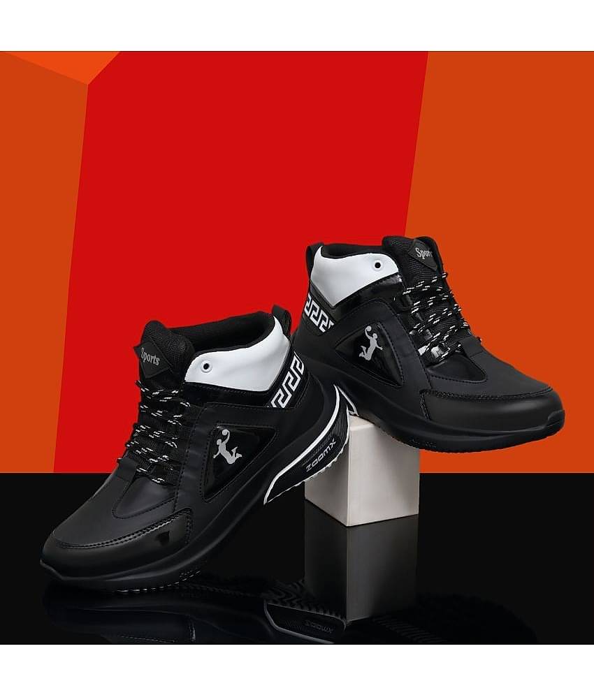 Figor Stylish/Party Wear - Black Men's Sneakers