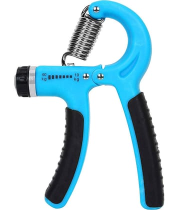 Strauss Adjustable Hand Grip Strengthener, (Black/Blue)