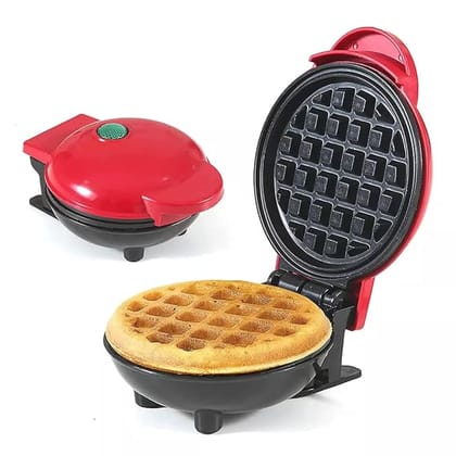 3-in-1 Mini Waffle Maker | 350W Electric Non-Stick Breakfast Machine for Waffles, Pancakes & Grilled Snacks | Compact & Easy to Use for Home or Travel | Waffle Maker, Electric Waffle Iron | Mini Waffles Maker Machine For Home