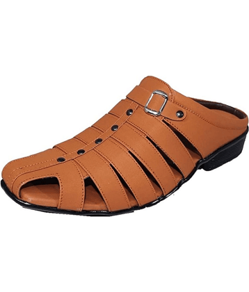 RAGE GAZE - Tan Men's Sandals