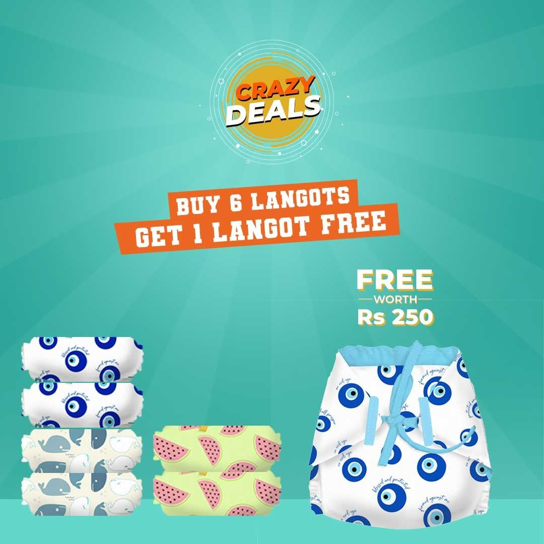 CRAZY DEAL Buy 6 New Age Langot Get 1 Free-Small / 6