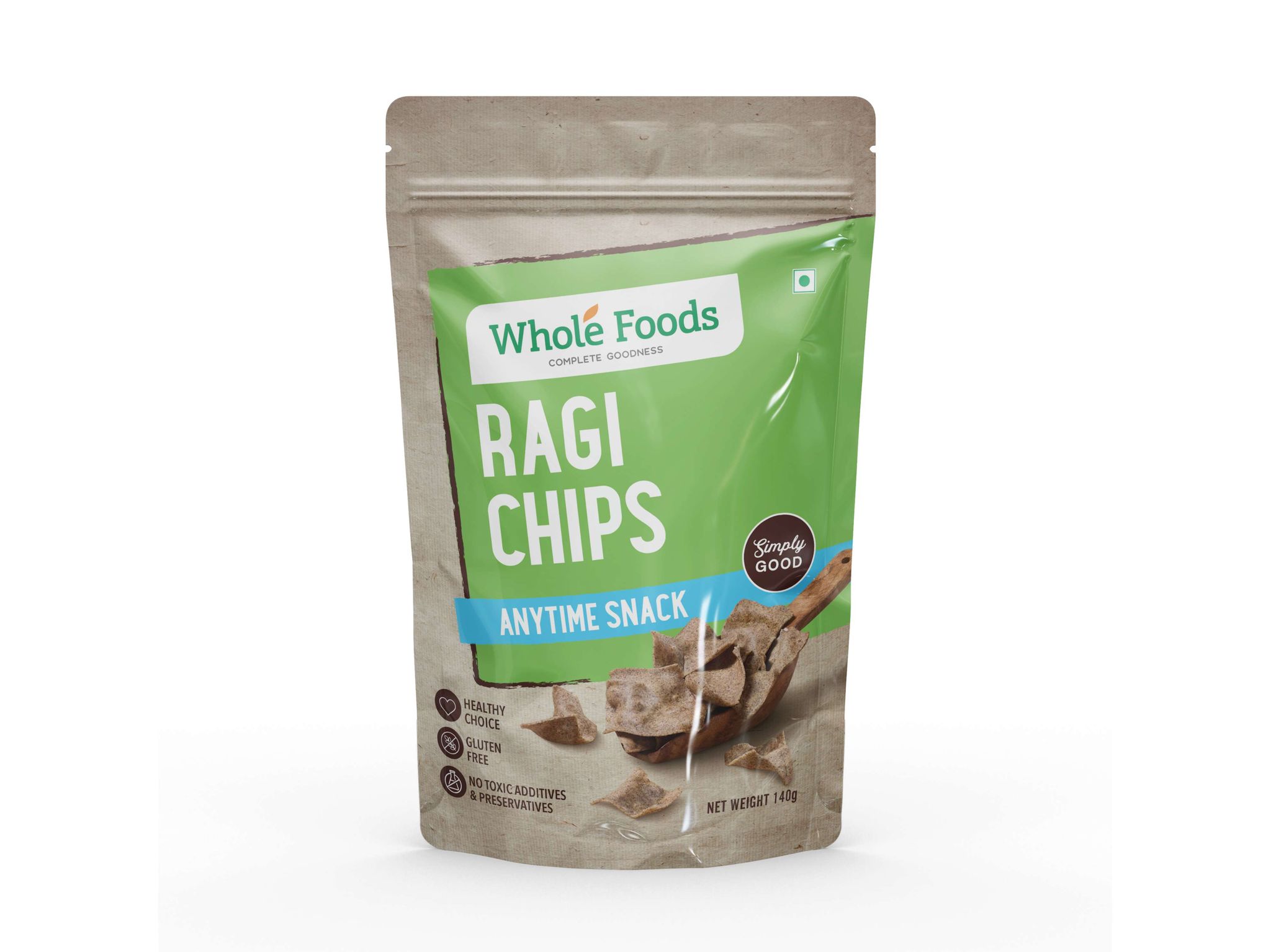 Whole Foods Gluten Free Ragi Chips | 100G