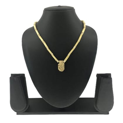 MAYAPURI Original Tulsi Mala with Locket for Neck | Holy Basil Tulasi Beads Necklace (Pack of 1)