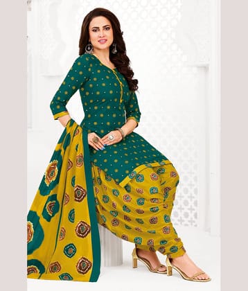 shree jeenmata collection Women's Cotton Unstitched Salwar Suit