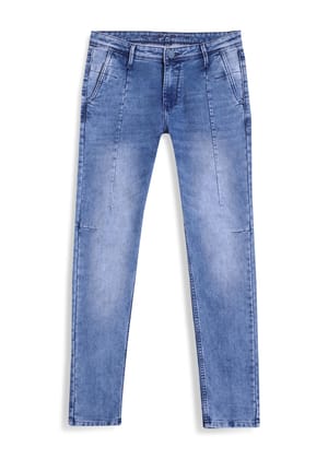 BIKER DARTS JEANS <br> VALENCIA BLUE-30