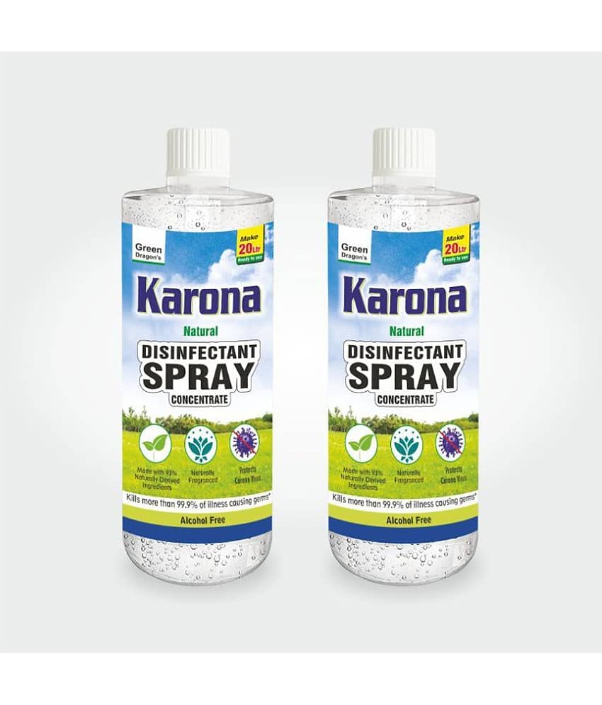 Green Dragon Karona Natural Disinfectant All Insect Spray Make 40 Litre RTU Mixture Pack of 2