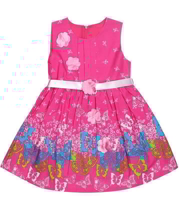 Babeezworld 100% Cotton A-line For Girls ( , Pink )