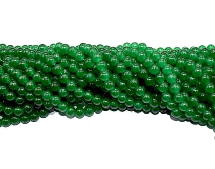 Green Round Painted Glass Beads For Jewelry Making , 10 MM , (BWGB-276) Sold By Per String of Approx 80 Pcs-Per String of Approx 80 PCS (120 Gram) / Green / 10 MM