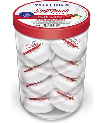 Yuthika Fruit Care Light Moisturizer Cream 25ml Pack of 12, Non Sticky, Instant Hydration, Deep Nourishment