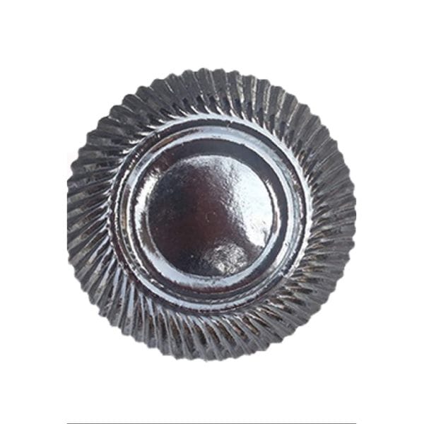 Silver Foil Disposable Paper Plate 20 Pcs
