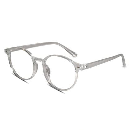 Transparent Round Eyeglasses For Men & Women LKE1012-TRANS Transparent Round Eyeglasses For Men & Women LKE1012-TRANS
