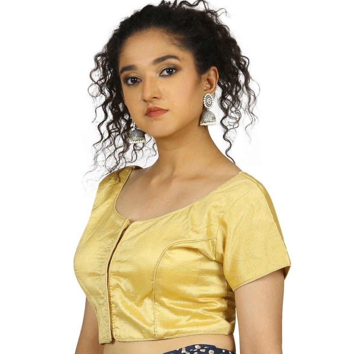 TheHangr Brown Fantom Silk Blouse -  34