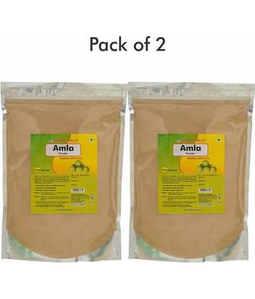 Herbal Hills Amla Powder - 1 Kg - Pack of 2 Powder 1 mg
