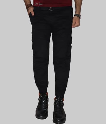 HYMEN LEGIONS Regular Flat Men's Cargos - Black ( Pack of 1 )