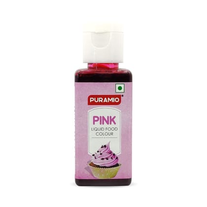 Puramio Liquid Food Colour - Pink, 50 ml Puramio Liquid Food Colour - Pink, 50 ml