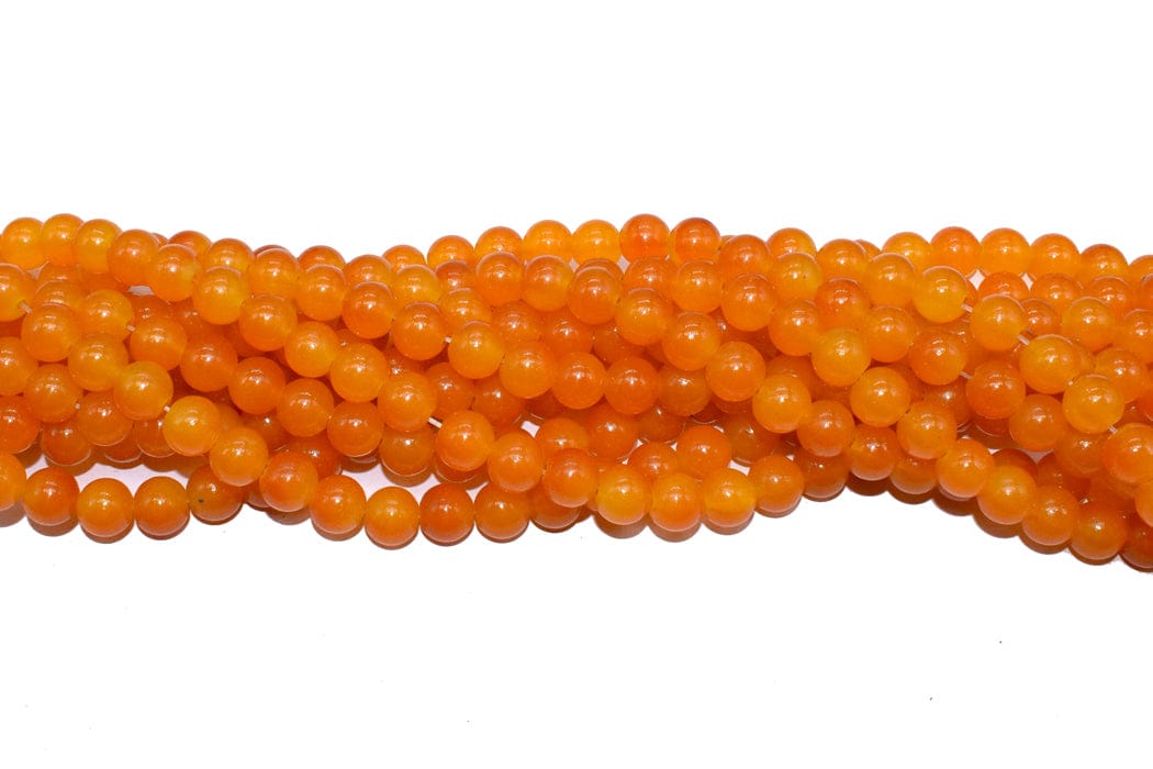 Deep Yellow Round Painted Glass Beads For Jewelry Making , 10 MM , (BWGB-322) Sold By Per String of Approx 80 Pcs-Per String of Approx 80 PCS (120 Gram) / Deep Yellow / 10 MM