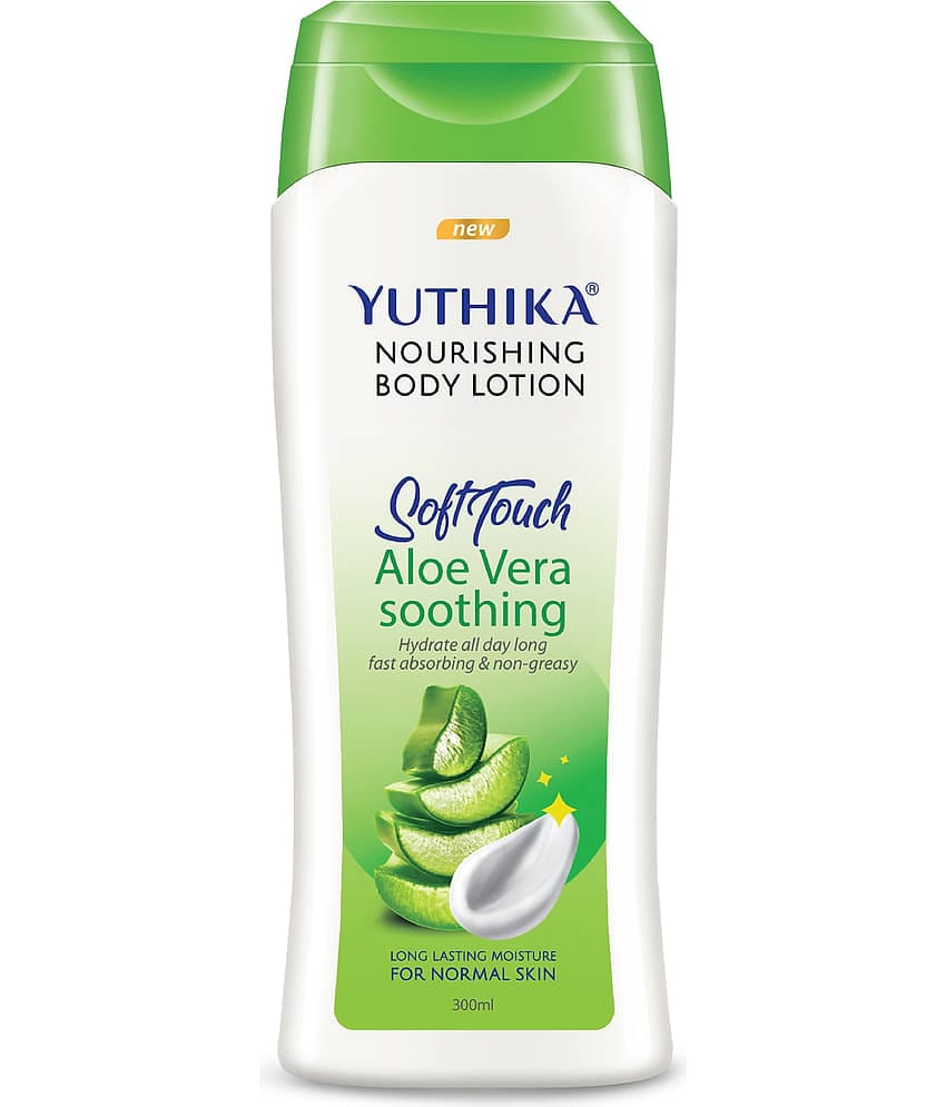 Yuthika Aloe Vera Body Lotion 300ml, Long Lasting Nourishing Body Lotion, Instant Hydration, Fast Absorbing Bodylotion