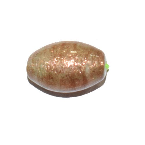 Handmade Fancy Lampwork Glass Beads For Jewelry Making Necklace , Earring and Bracelet (Oval) SFL-920-Per Packet 25 Pcs / 19X13 MM