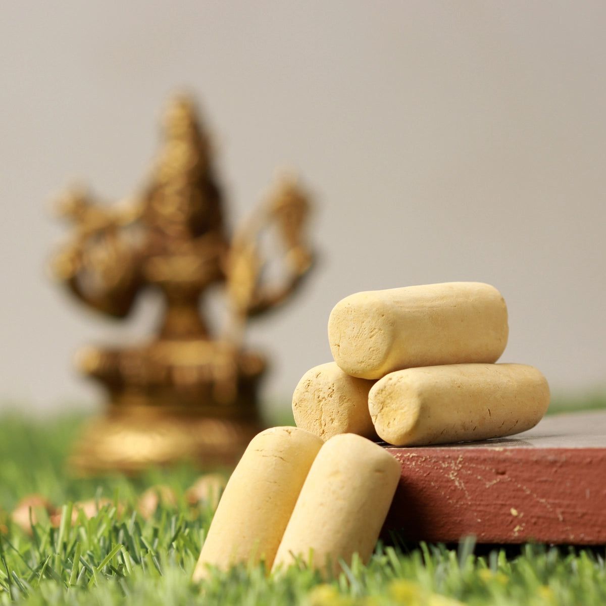 Giri Gopi Chandanam - 5 Pcs | Srichurnam | Namakatti | Thiruman | Sandal Colour | Holy Stick for Tilak