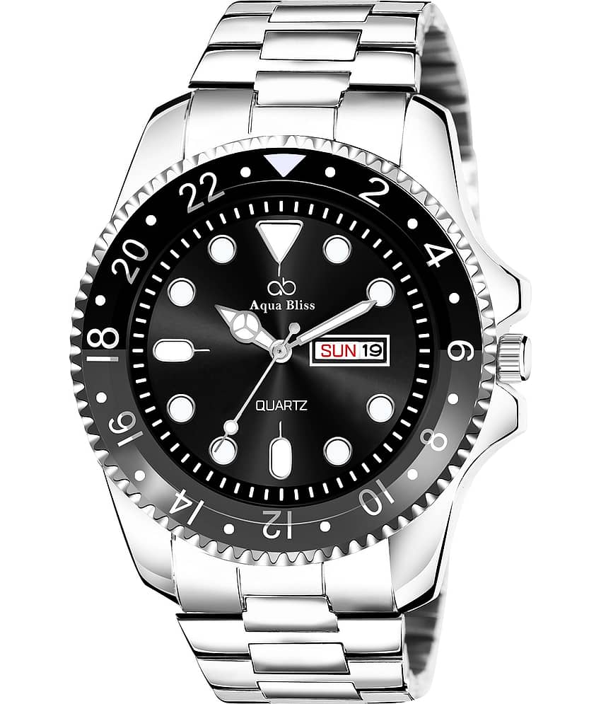 AQUA BLISS - Silver Stainless Steel Analog Men's Watch