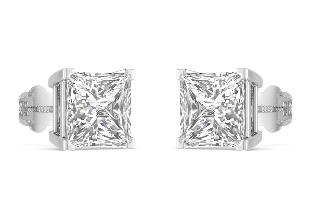 Princess Solitaire Studs