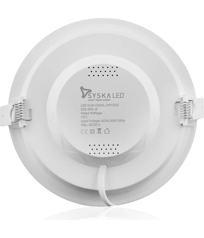 Syska 8W Panel Lights - Pack of 1