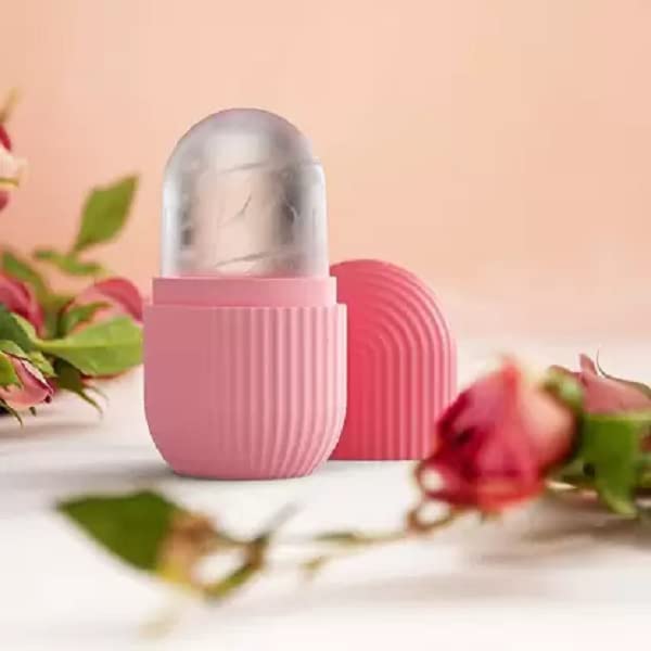 Elecsera 114 Face Massage Roller For Neck Body Puffy Eyes Facial Roller Beauty Ice Massager (Multicolor)