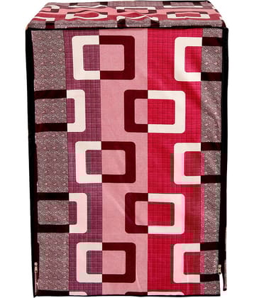 CASA FURNISHING Front Load Washing Machine Cover Compatiable For 7 kg - Pink