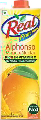 REAL ALPHONSO MANGO NECTAR 1LITRE