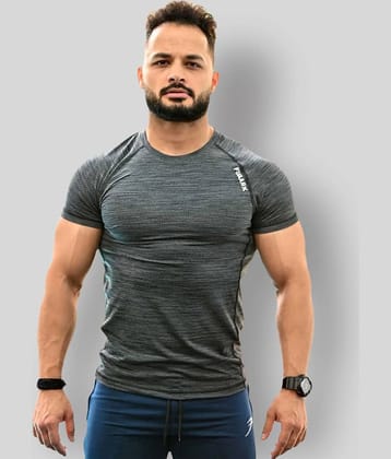 Fuaark - Dark Grey Polyester Regular Fit Men's Compression T-Shirt ( Pack of 1 )