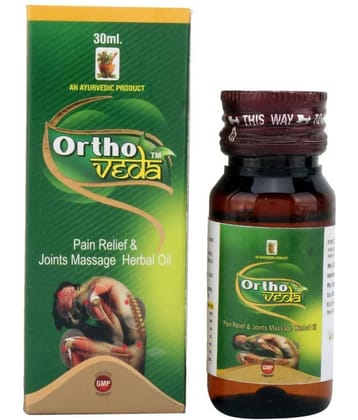 La Nutraceuticals Ortho Veda Ayurvedic Pain Relief Oil 30ml (Pack of 3)| Instant Relief for Joint, Knee, Back & Muscle Pain Fast-Acting Herbal Formula