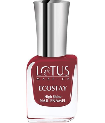 Lotus Make,Up Ecostay Nail Enamel Raspberry Wine E39 , 10Ml