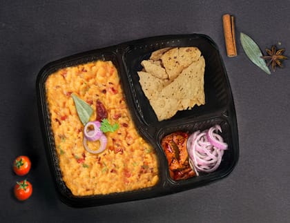 Ghee Toor Dal Khichdi Thali
