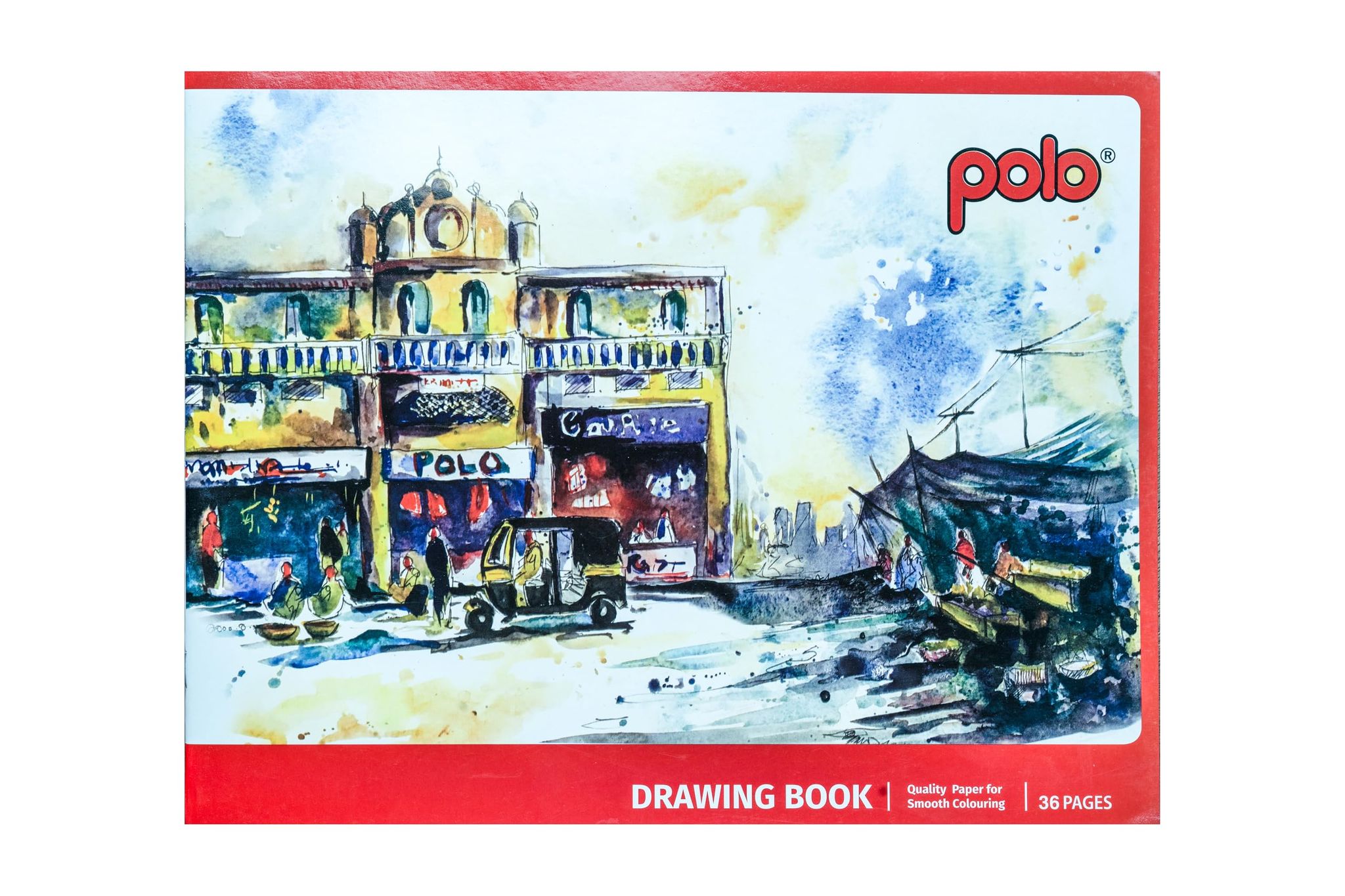 polo A3 Drawing Book - 36 Pages | Sketchpad | Ideal for Artists, Students, and Kids | Durable Softcover | Acid-Free Paper | Smooth Texture for Sketching & Drawing