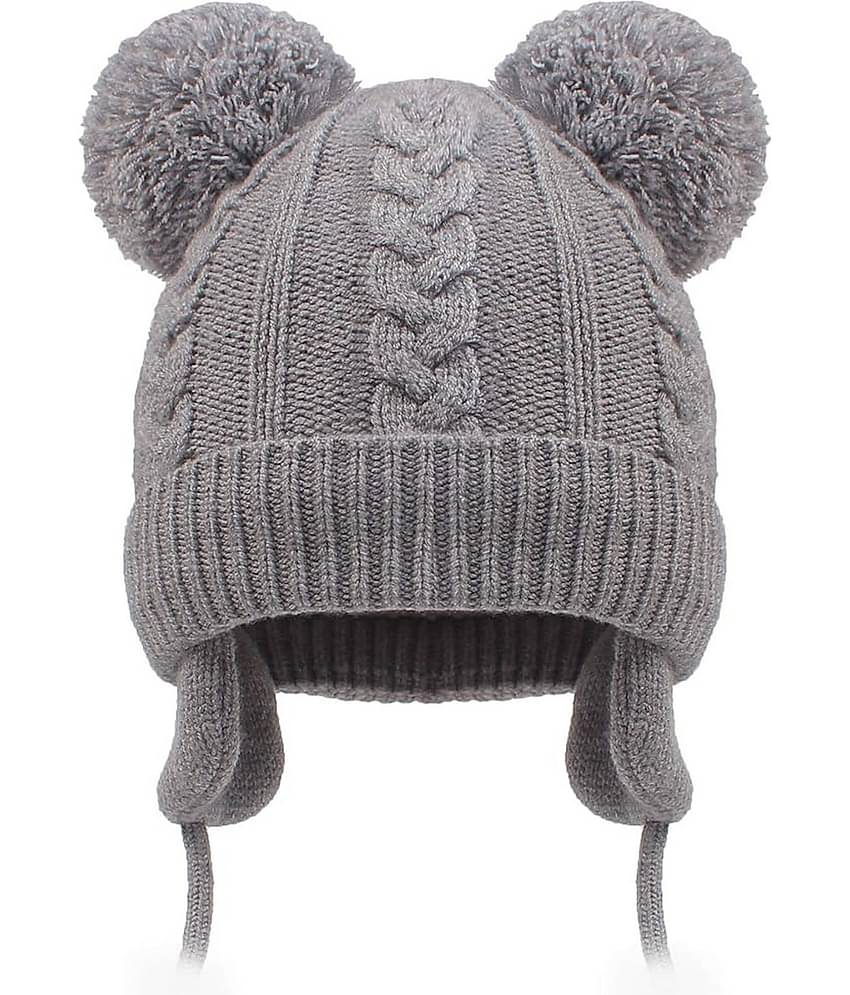 Infispace Pack of 1 Baby Boys Beanies ( Grey )