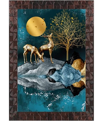 Indianara Animal Painting With Frame