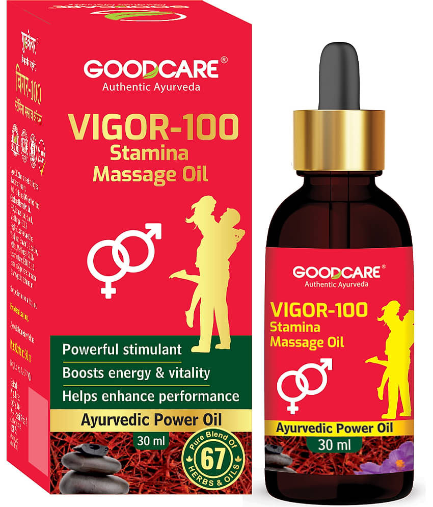 Goodcare Vigor-100 Oil, Ayurvedic Stamina & Vitality Booster for Men 30ml