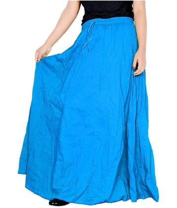 Sttoffa Cotton Broomstick Skirt - Turquoise