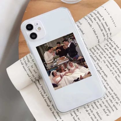 Tv Show Friends Custom Slim Soft Phone Cases-Boys having Pizza VS Girls having drinks