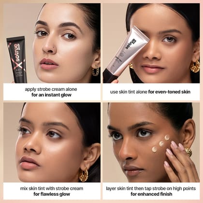 Go-to Glow Combo | Skin Tint & Strobe Cream Go-to Glow Combo | Skin Tint & Strobe Cream - Gold / 5.0 Hazelnut