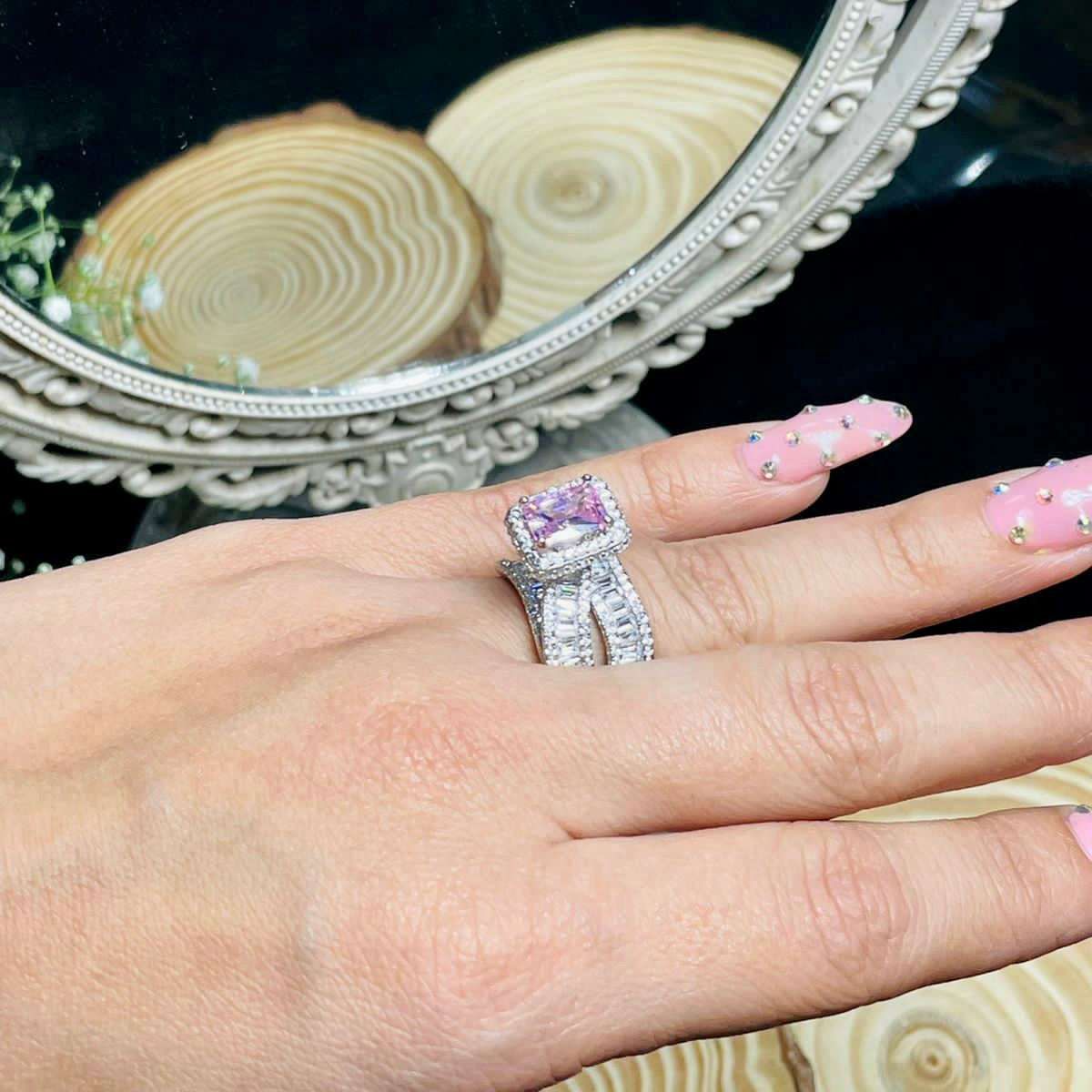 VS Sterling Silver Cocktail Ring 034 10g-9