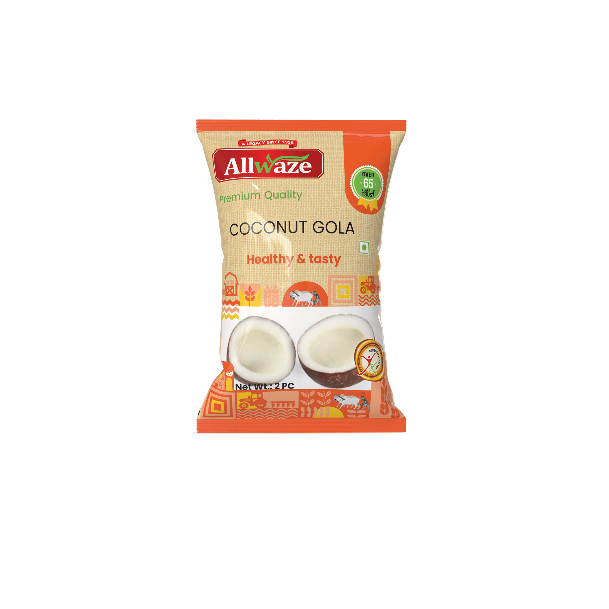 Allwaze Coconut Gola 2pcs 250gram