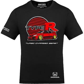 Fastbend Mens Black Printed Cotton Blend Round Neck T-Shirt