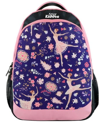 smilykiddos bag 25 Ltrs Purple Polyester College Bag - Purple