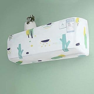 Printed Air Conditioning Dust Cover Folding Designer Ac Cover for Indoor Split Ac-1 ton