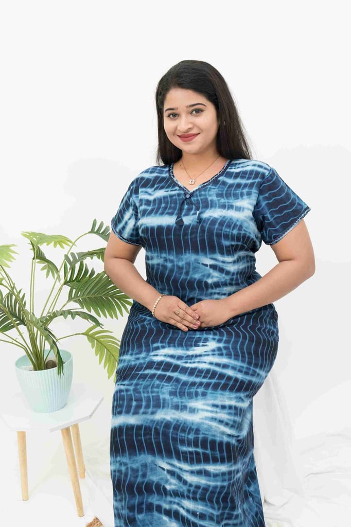 Exclusive Women Flowing Rayon Maxi Nightwear for Serene Nights 2025 at ShopCircuit | ONDC