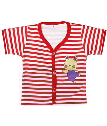 Babeezworld Pack of 1 Baby Girls 100% Cotton T Shirts ( Red )